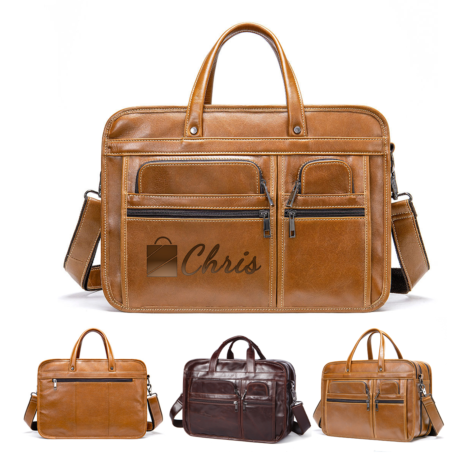 Leather Briefcase For Men