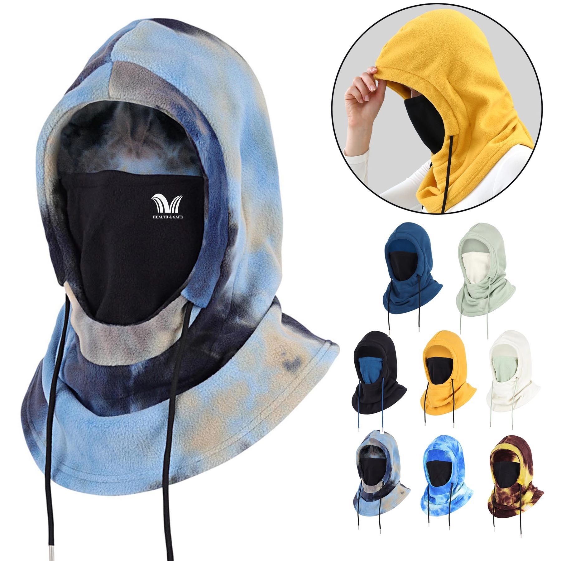 Winter Fleece Hoodie Balaclava - Image 3