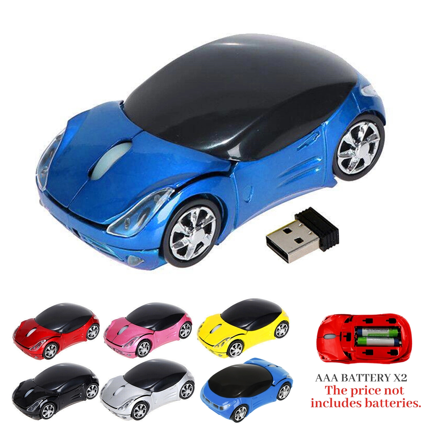 Cute Car Shape Wireless Mouse