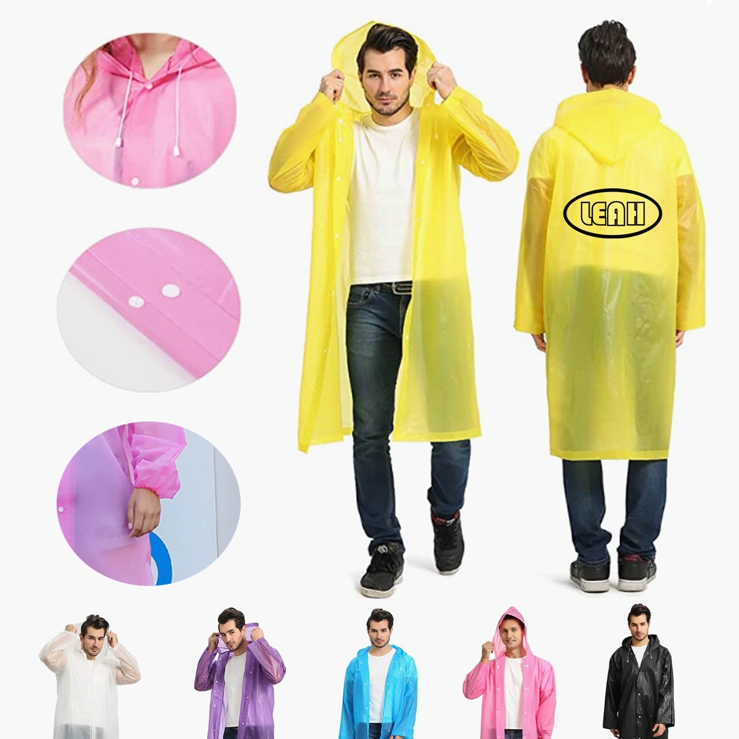 Reusable Adults Raincoat