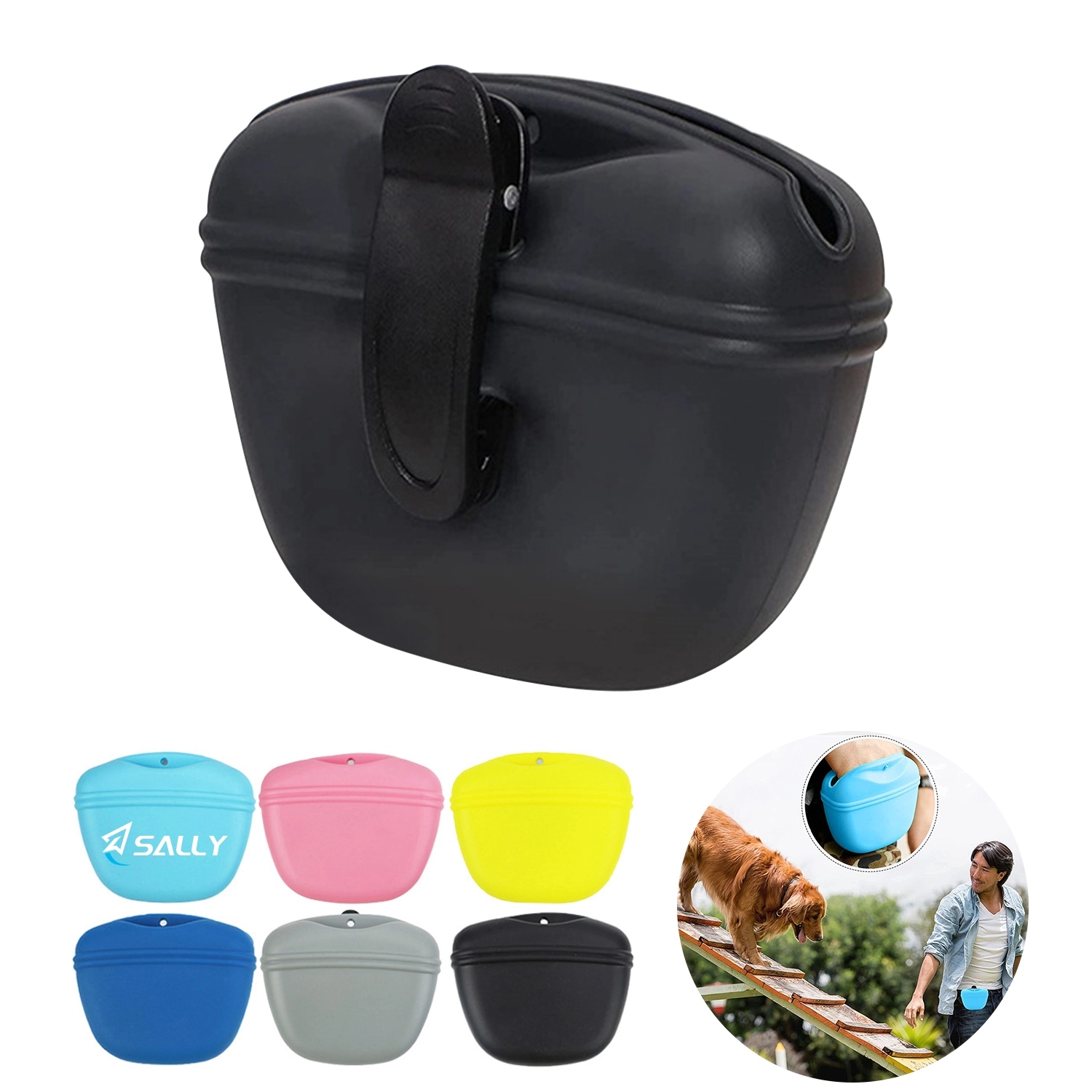 Silicone Pet Portable Treat Bag