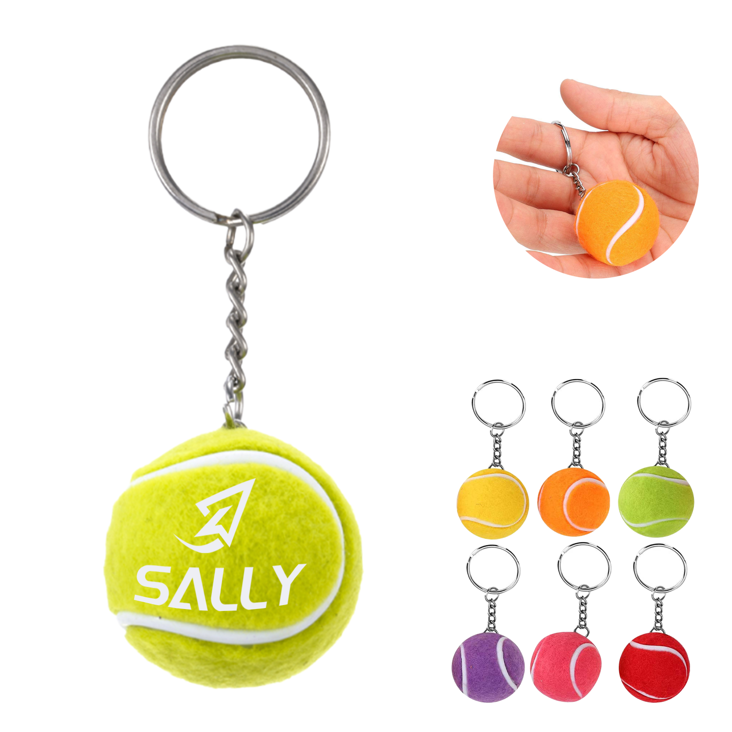 Tennis Ball Key Chain