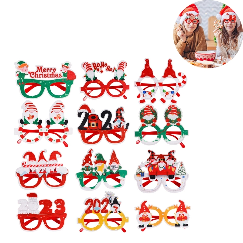 Christmas Glasses Decoration