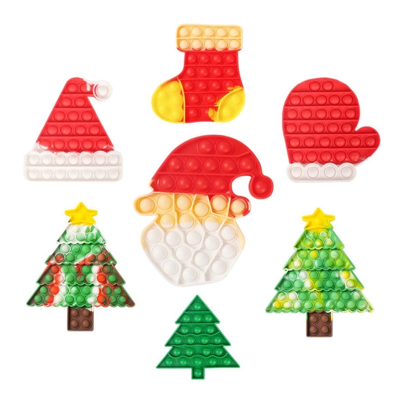 Christmas Push Bubble Fidget Toy