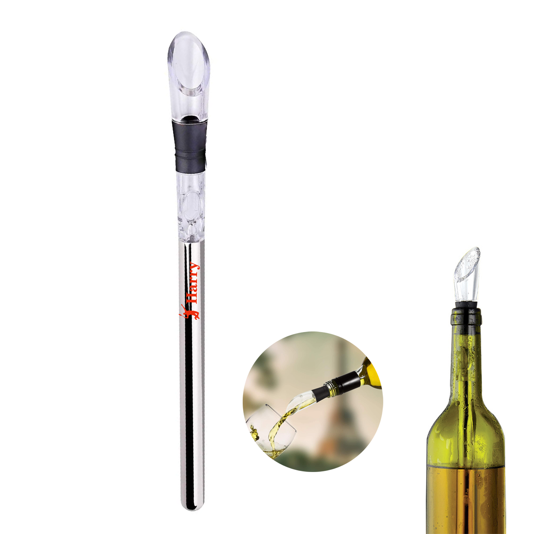3-In-1 Stainless Steel Wine Bottle Cooler Stick