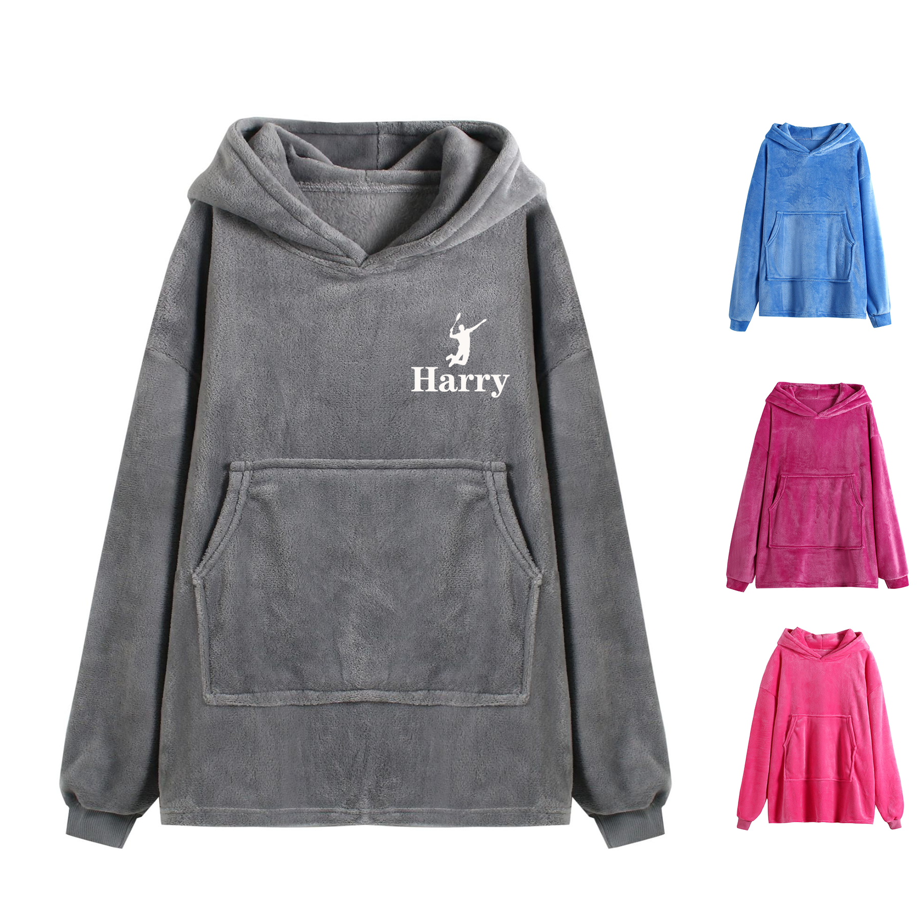 Wearable Blanket With Big Pocket