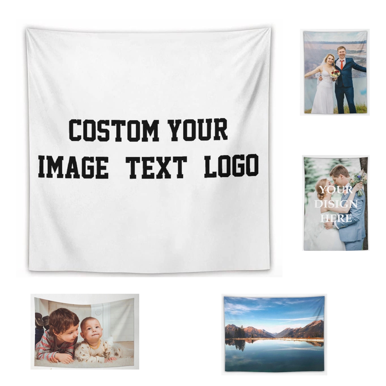 Custom Full Color Wall Hanging Tapestry