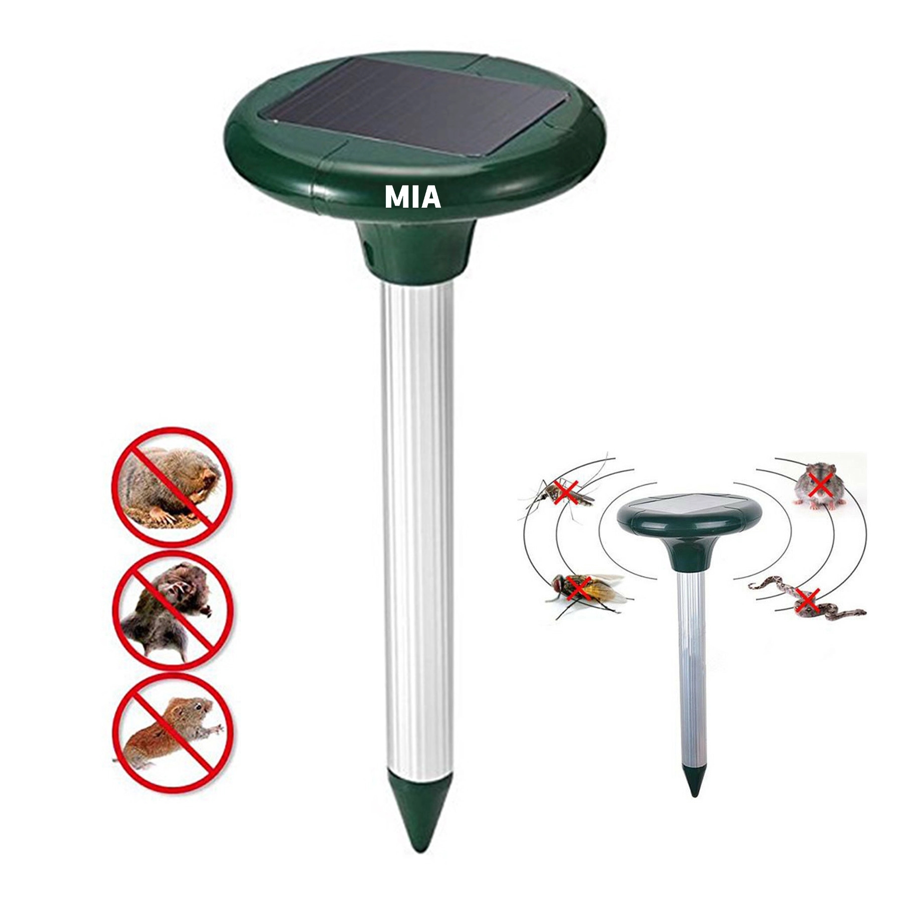 Mole Repellent Solar Powered