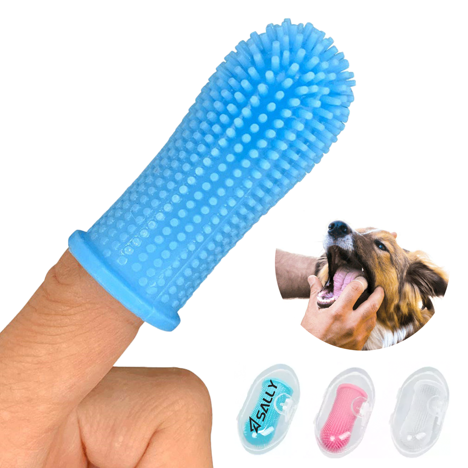Pet Silicone Finger Toothbrush