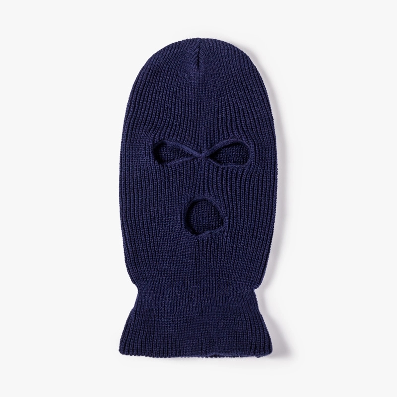 Warm Knit 3 Hole Full Face Ski Mask - Image 5