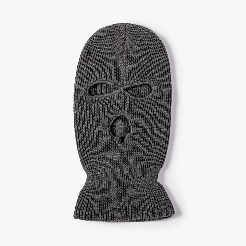 Warm Knit 3 Hole Full Face Ski Mask - Image 11