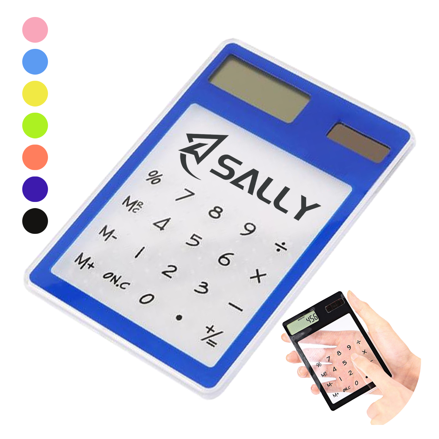 Touch Transparent Solar Calculator