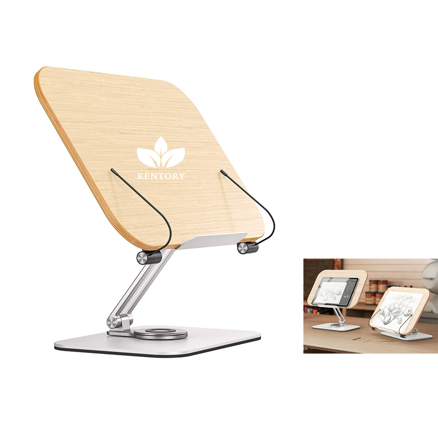 Rotating Book Stand For Reading