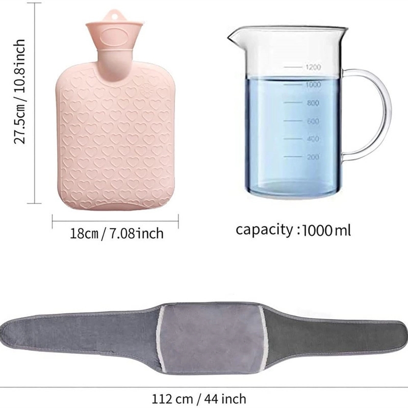 Rubber Hot Water Bag With Soft Waist Cover - Image 3