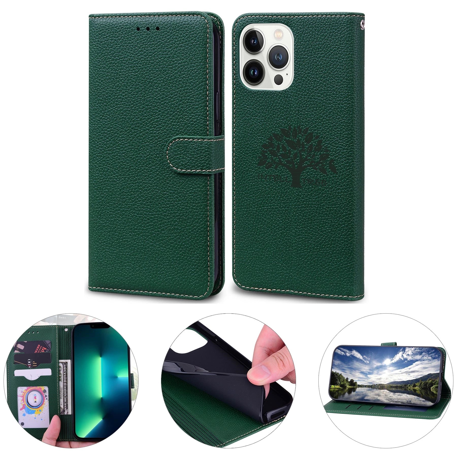 Pu Leather Wallet Phone Case