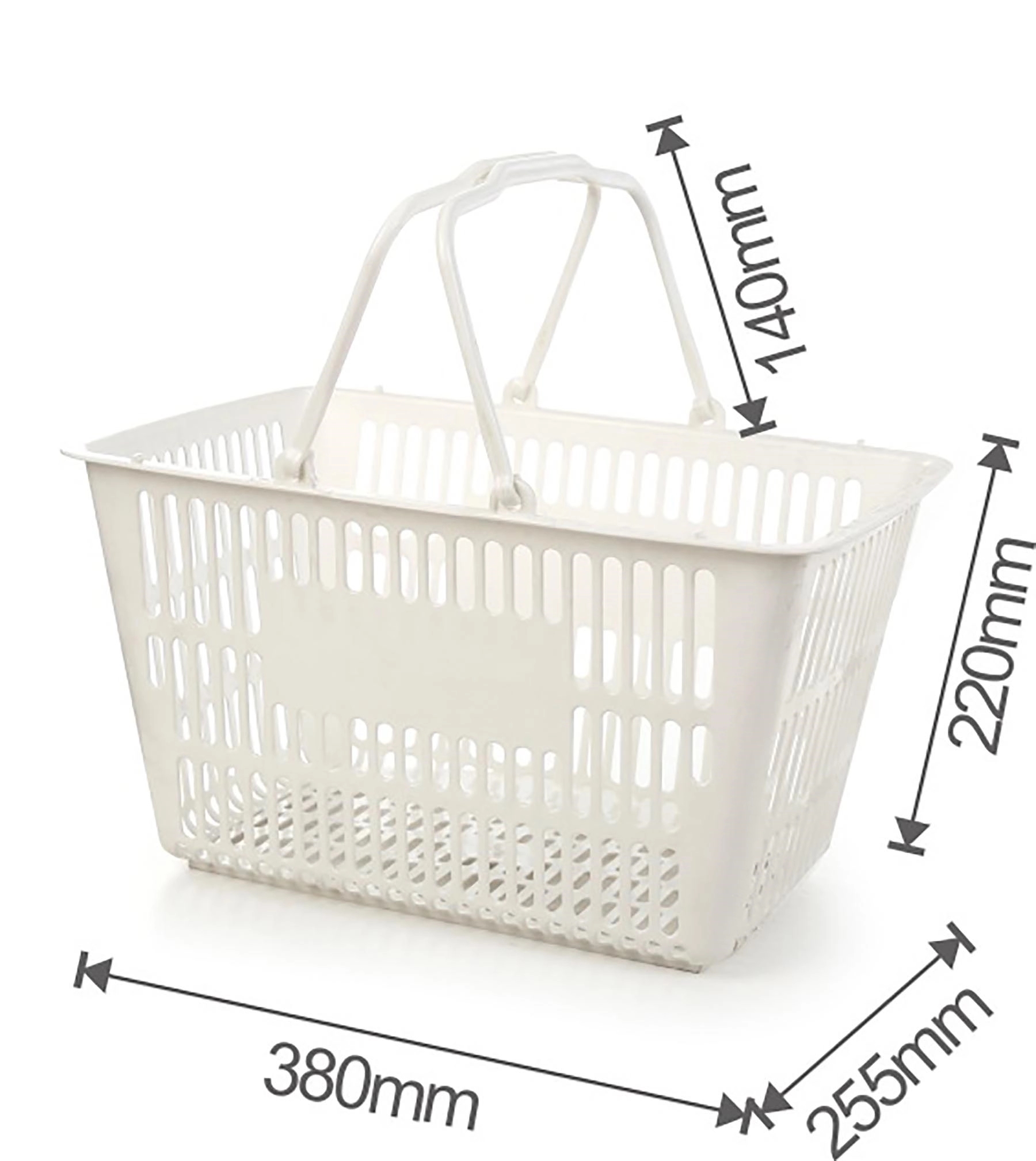 Shopping Basket Durable Material Used For Supermarket - Image 4