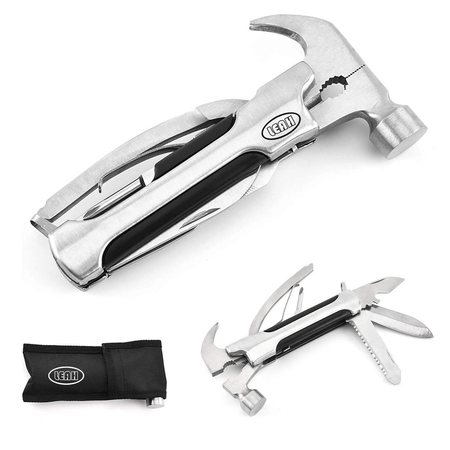 Silver Portable Multifunctional Survival Gear Tool Kits