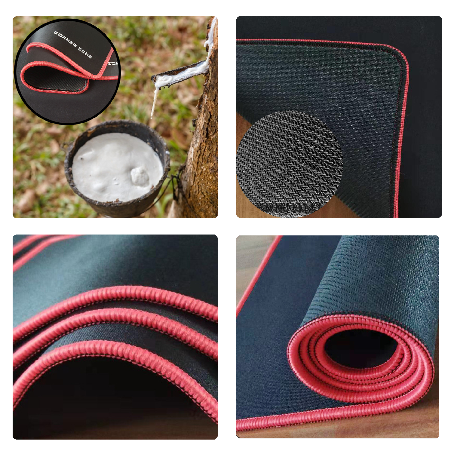 Custom Rectangle Non Slip Rubber Game Mouse Pad - Image 3