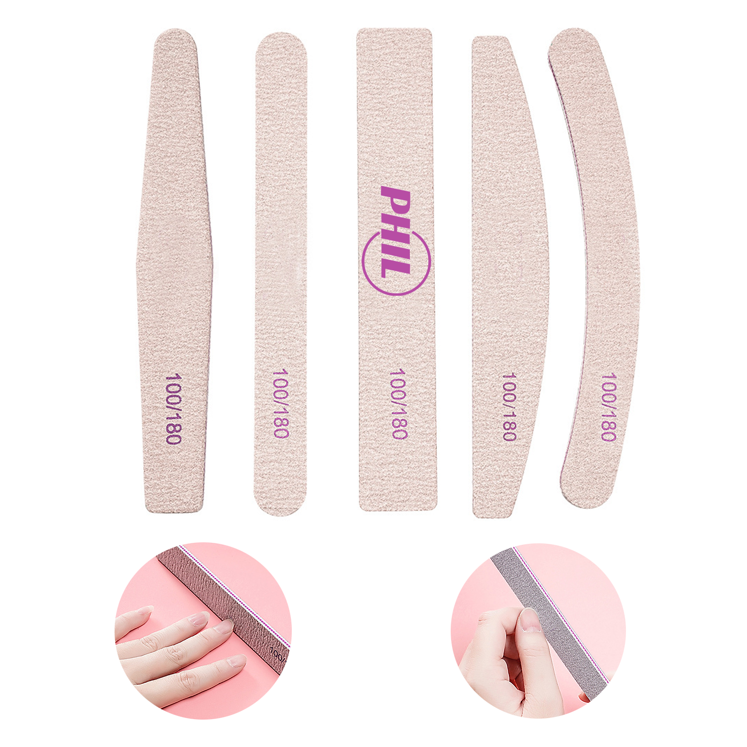 Full Color Eva Nail File Manicure
