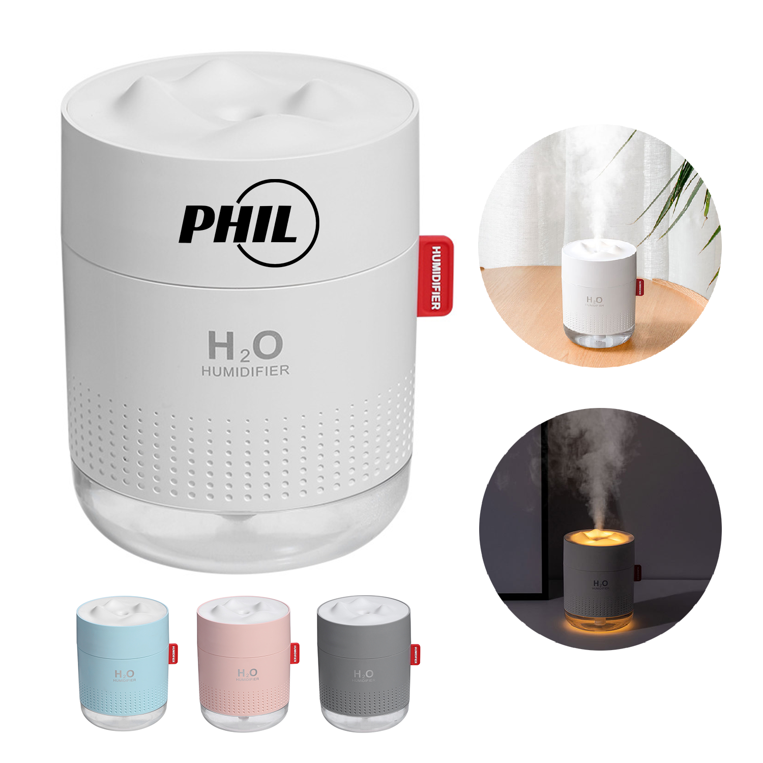 500Ml Mini Cool Mist Humidifier Usb Personal