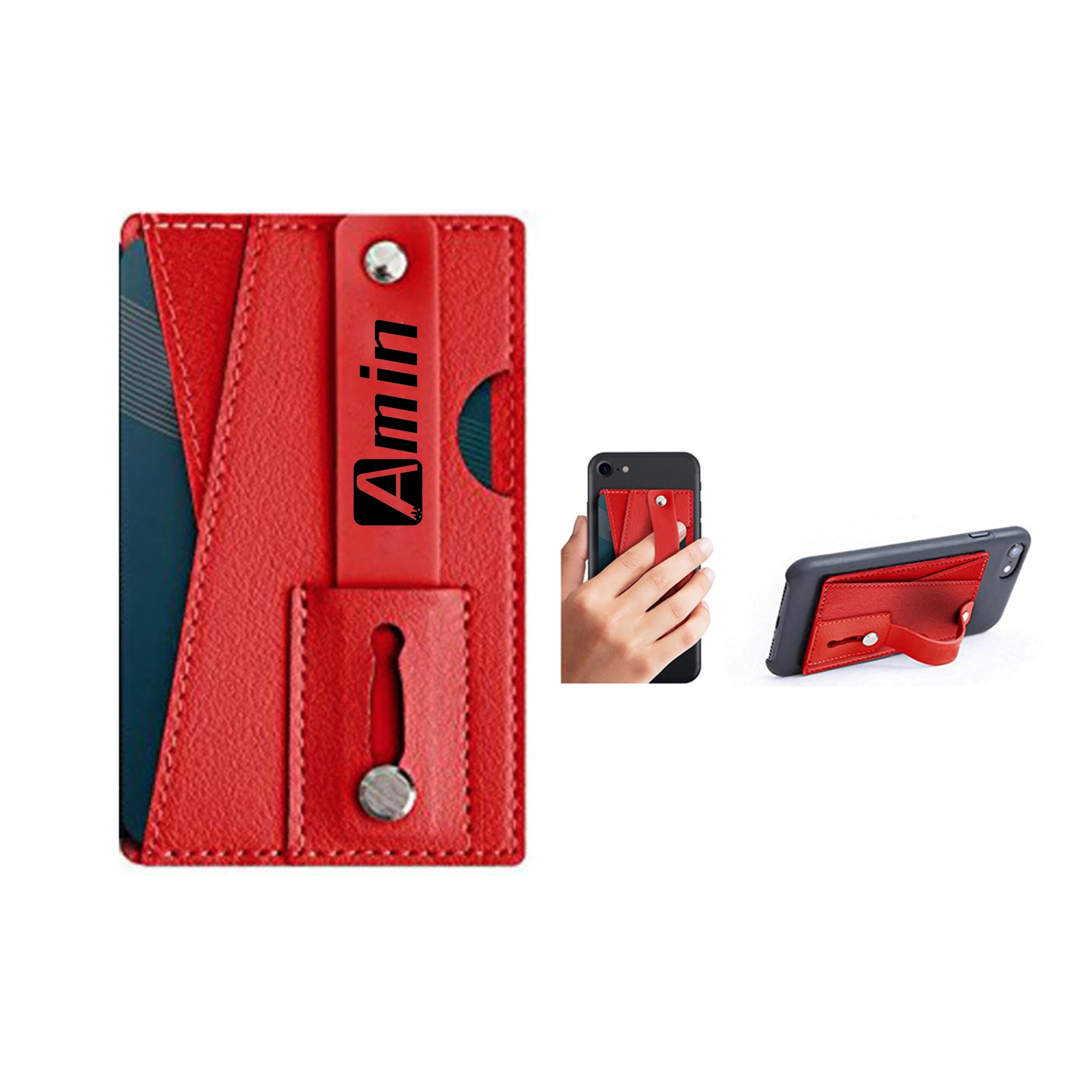 Leather Phone Wallet With Holder