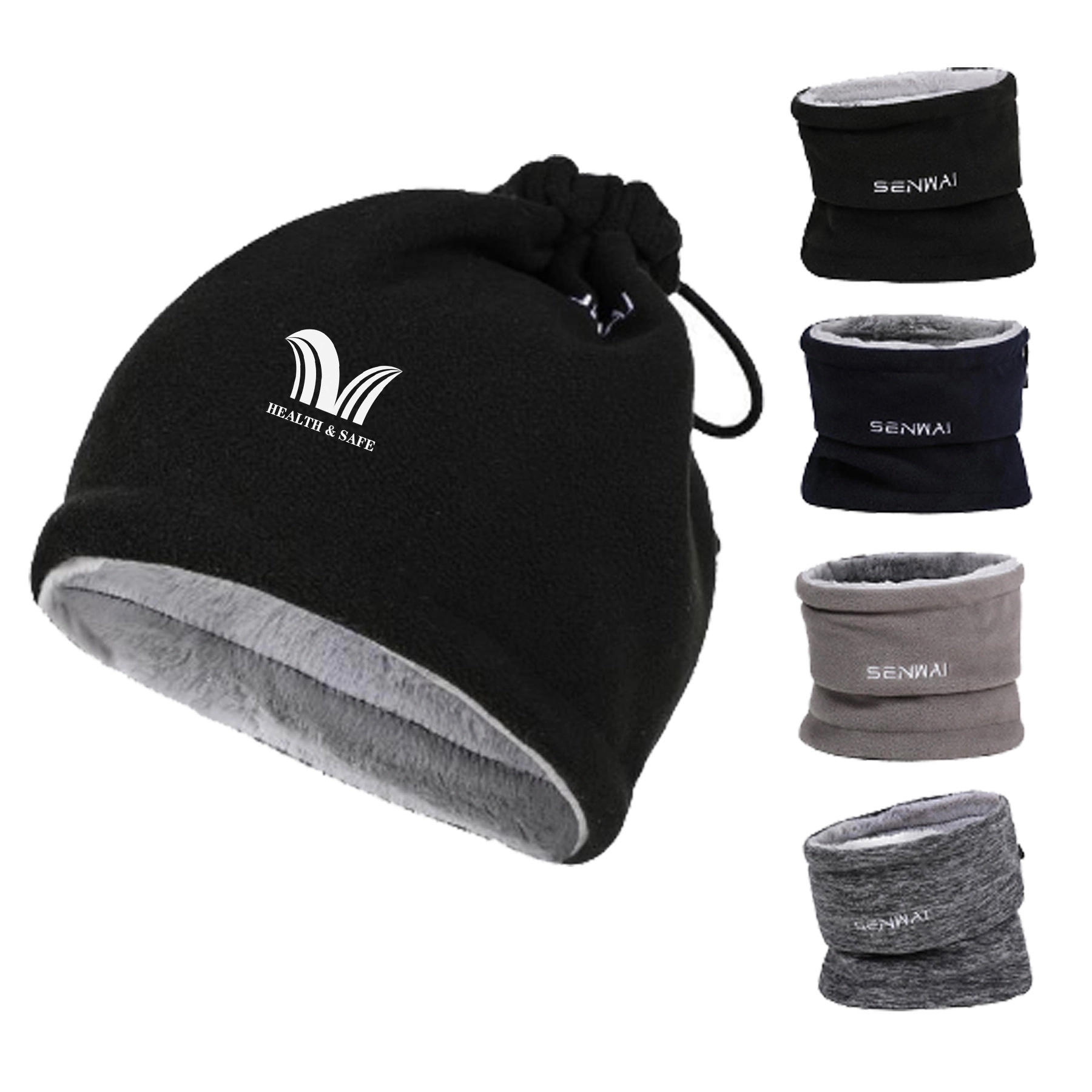 Winter Beanie Hat & Scarf Set