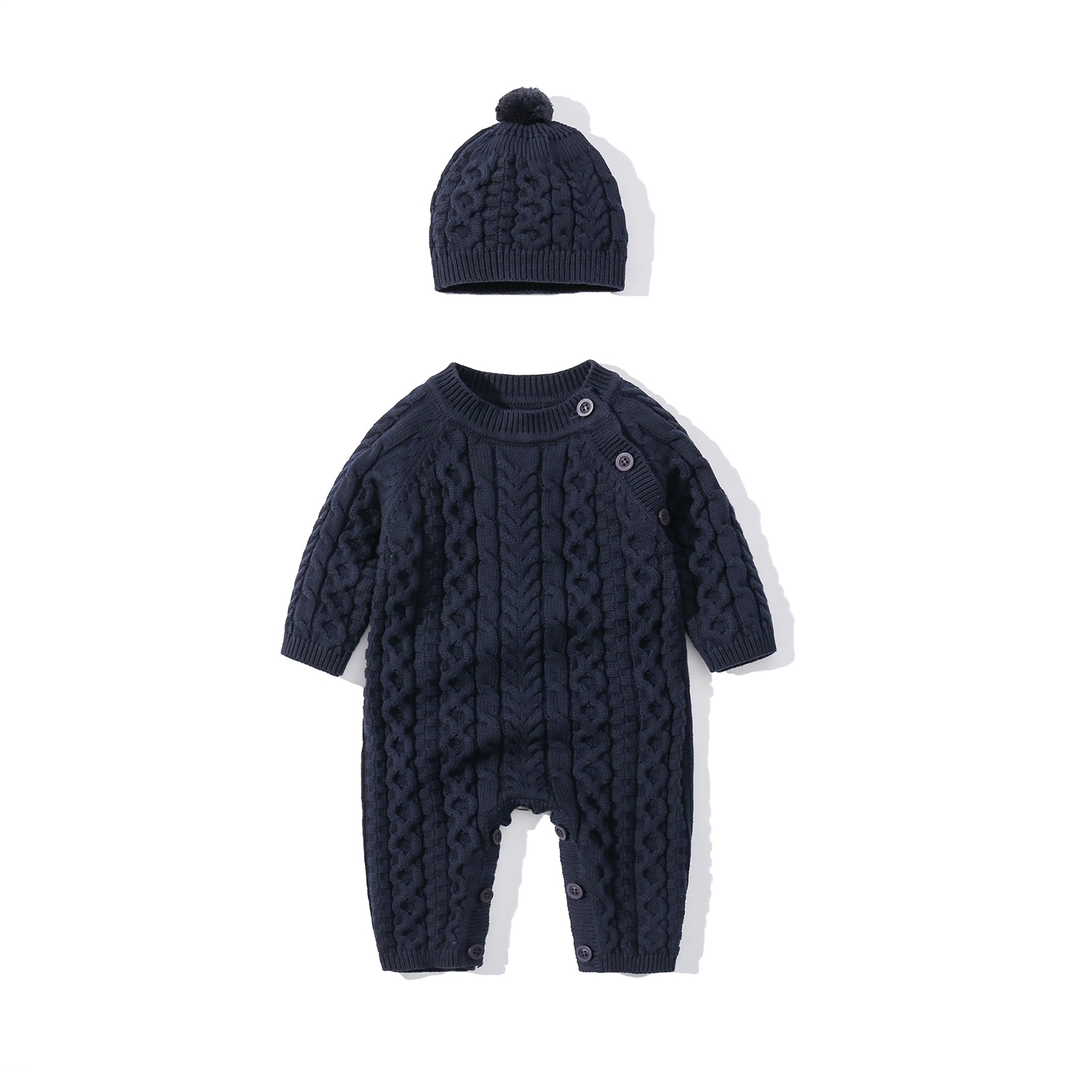 Baby Long Sleeve Jumpsuit Clothes With Hat - Image 6