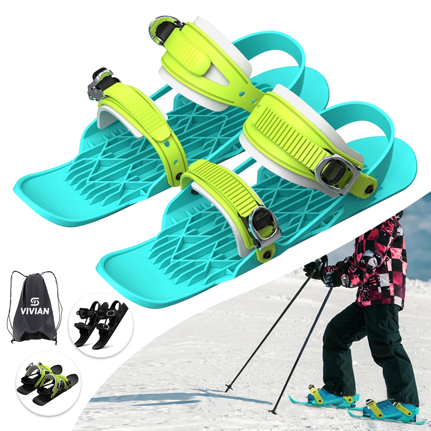 Mini Ski Skates