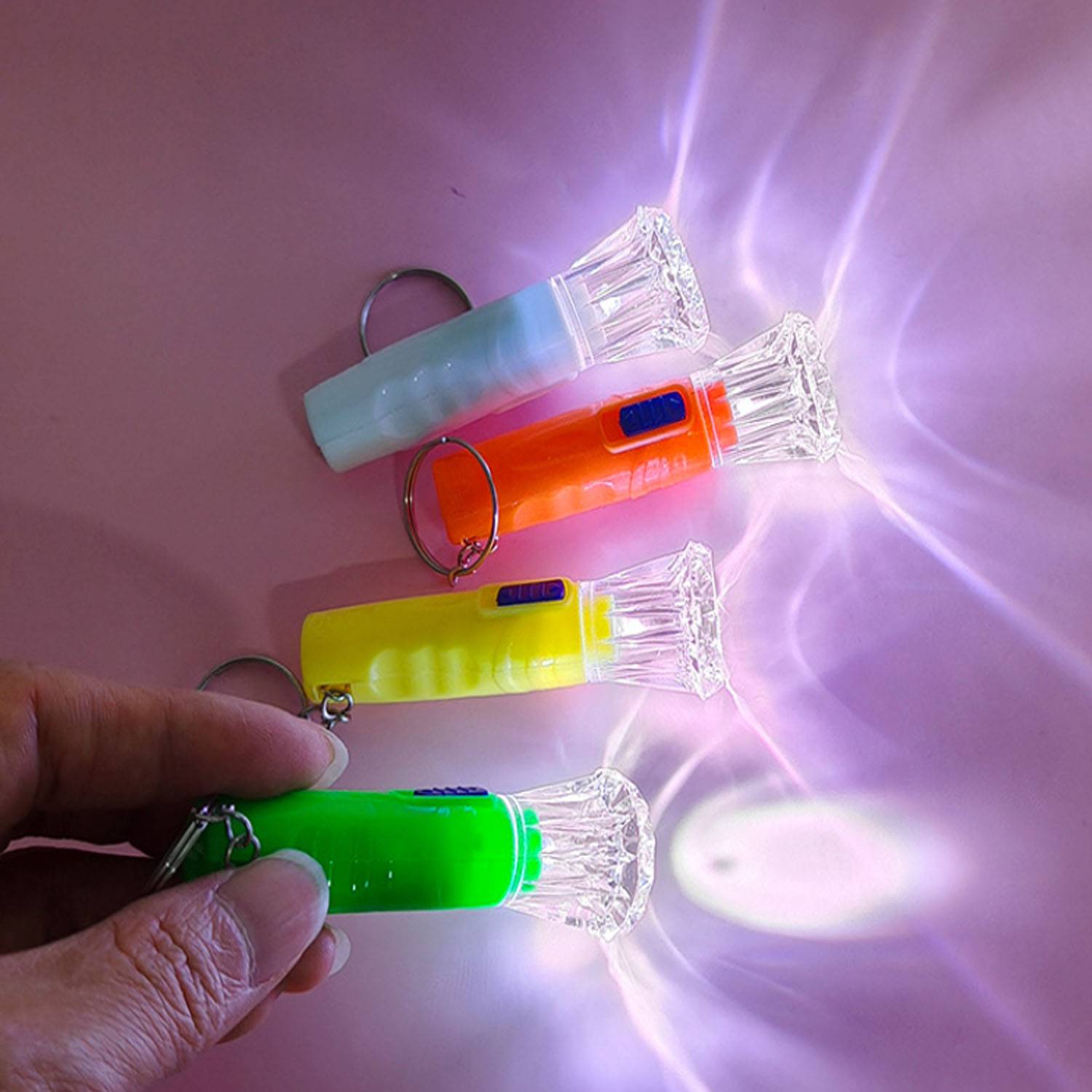 Mini Plastic LED Flashlight Keychain for Emergencies - Image 8