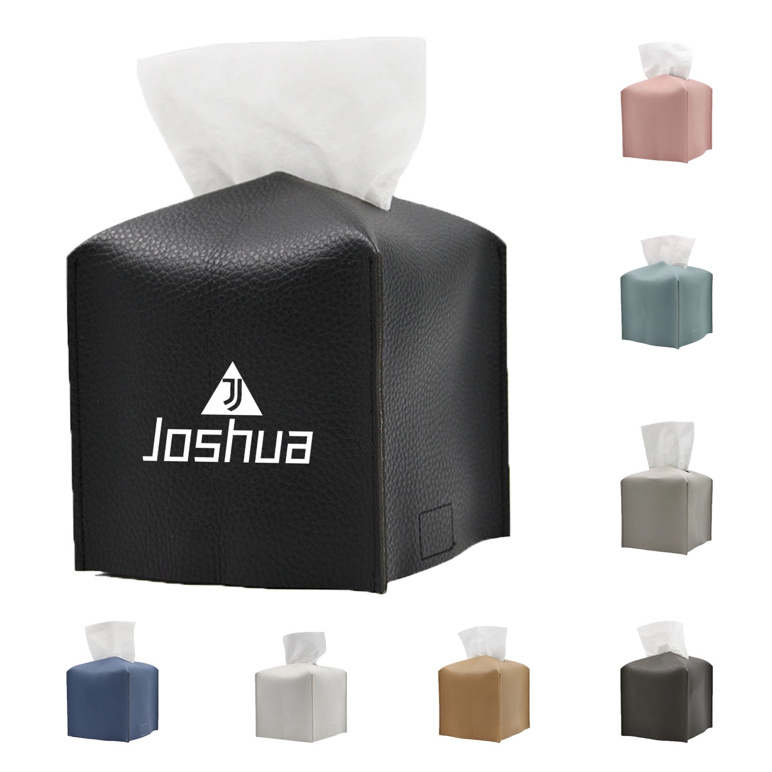 Pu Leather Cube Tissue Box