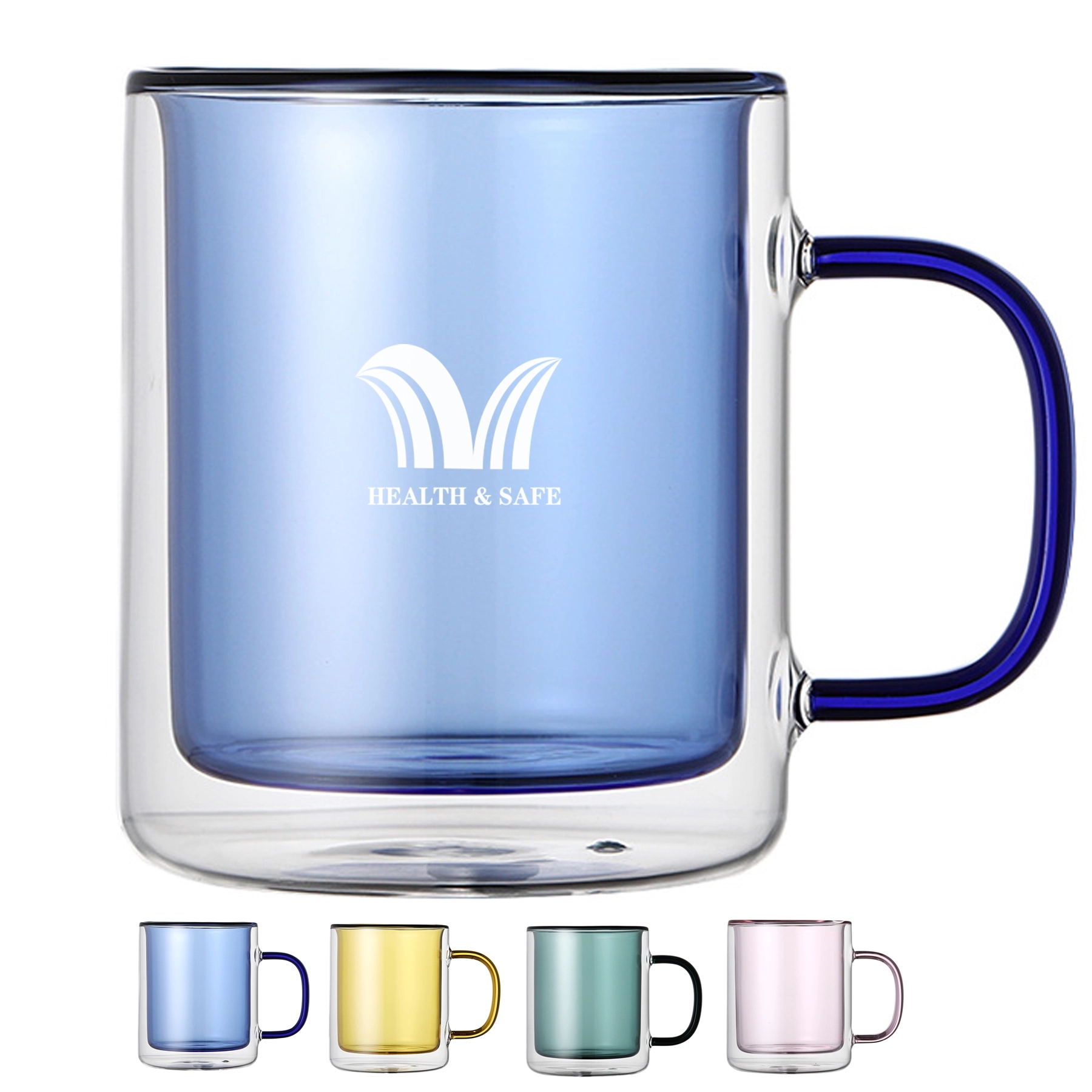 Stained Glass Double-Wall Insulation Tea Coffee Mug