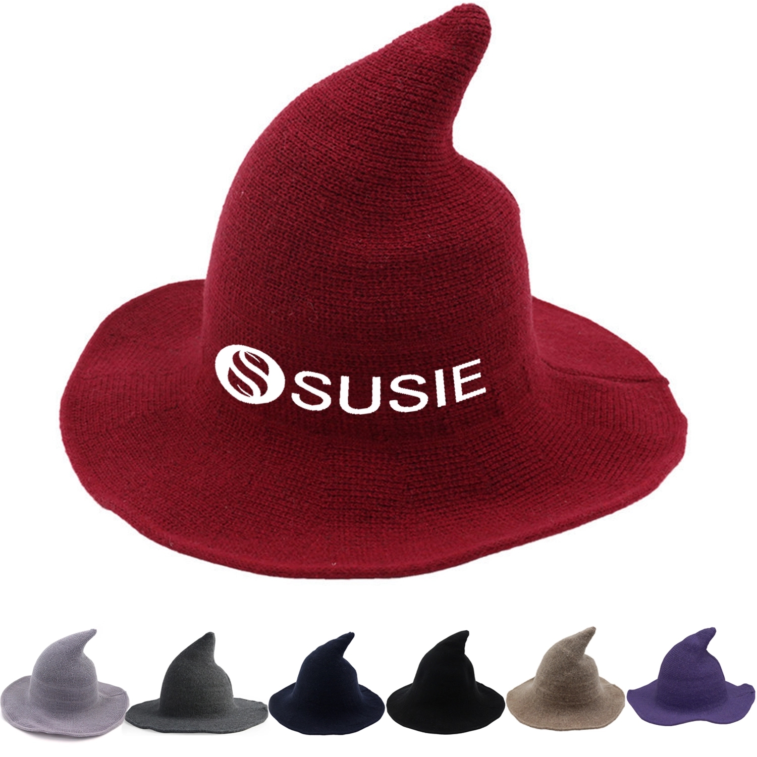 Halloween Wool Witch Hat