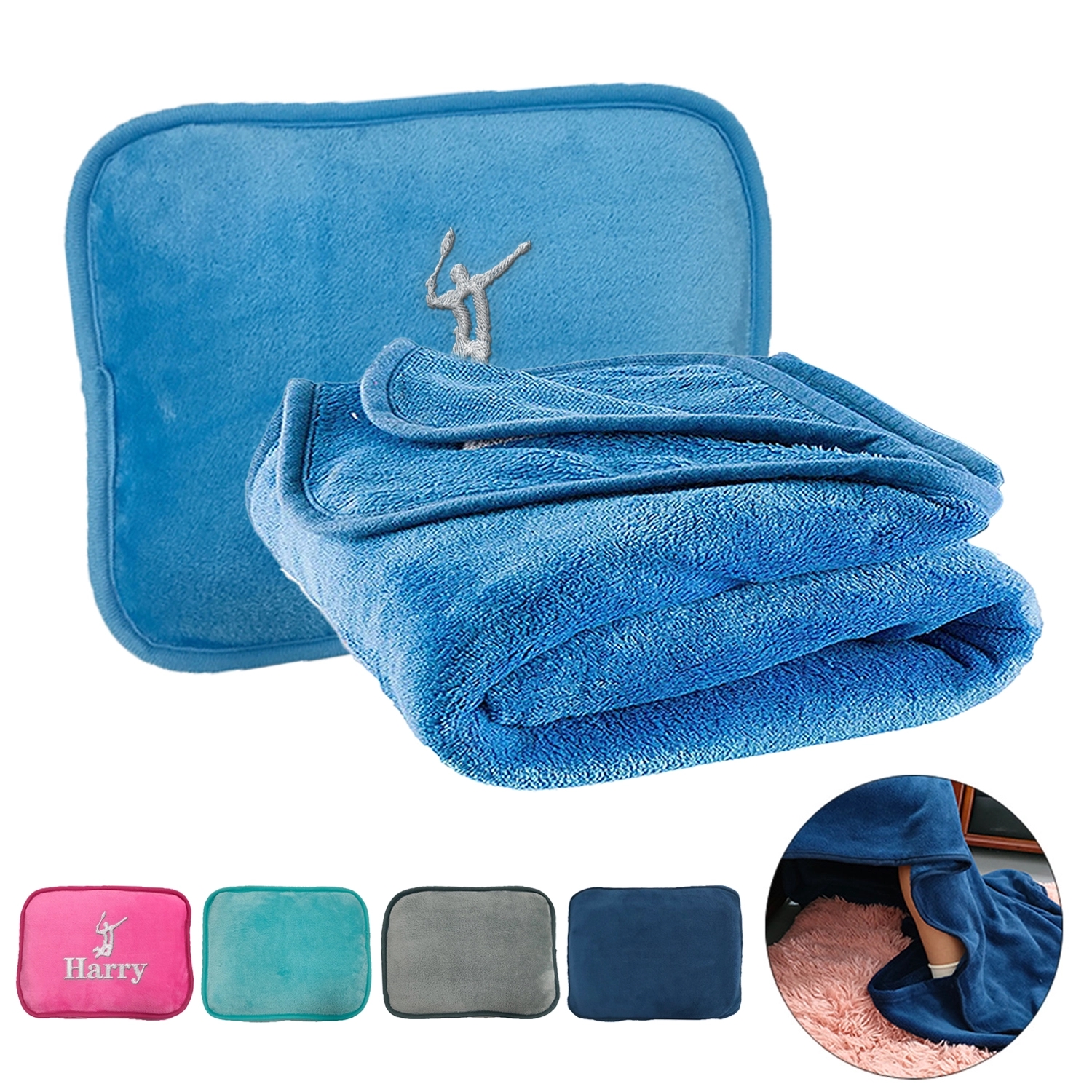 Premium Soft Long Travel Blanket Pillo