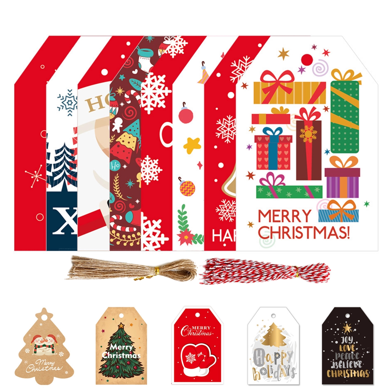 Holiday Gift Tags Pack Of 48