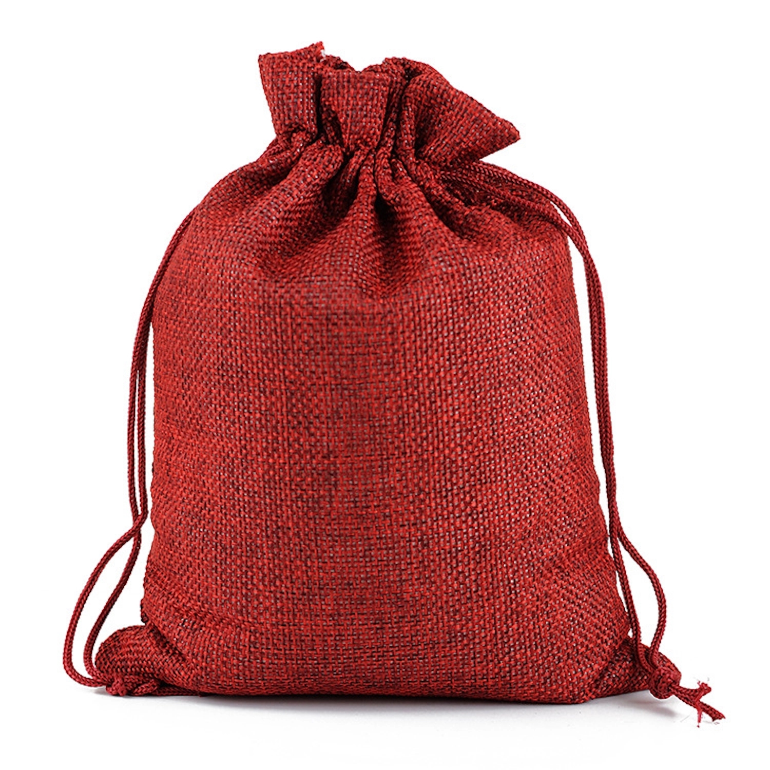 Medium Natural Burlap Pouches Jute Drawstring Bags 5" X 7" - Image 11