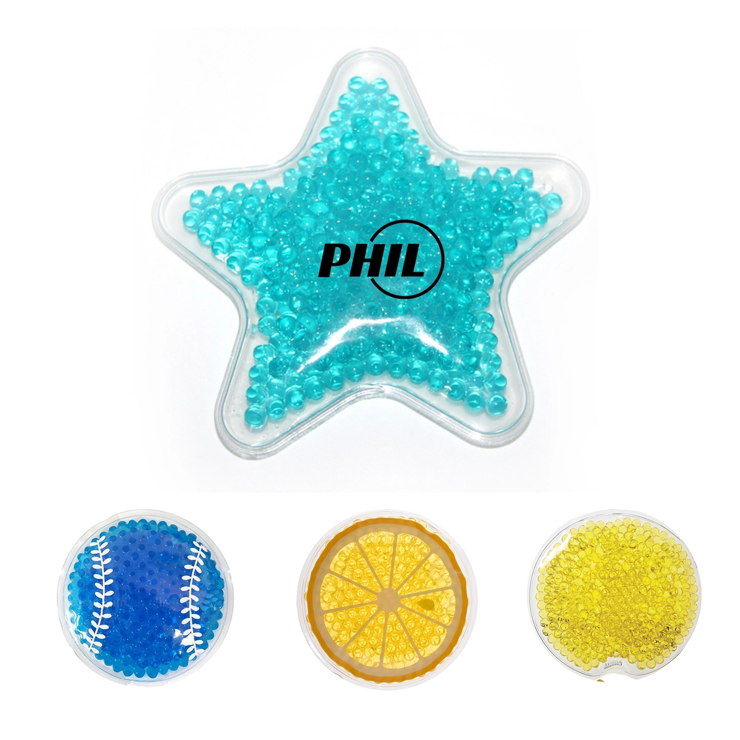 Small Round Gel Beads Hot Cold Pack