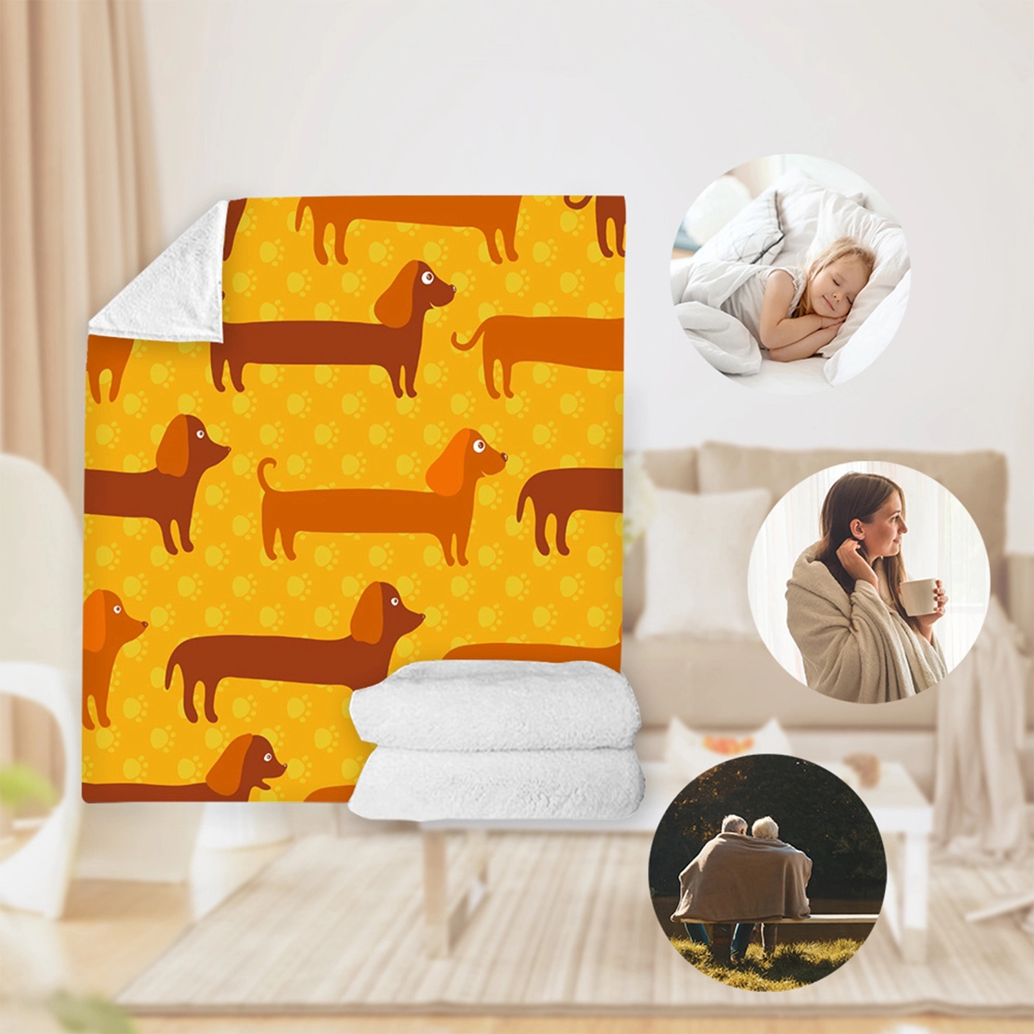 Custom Fleece Throw Blanket