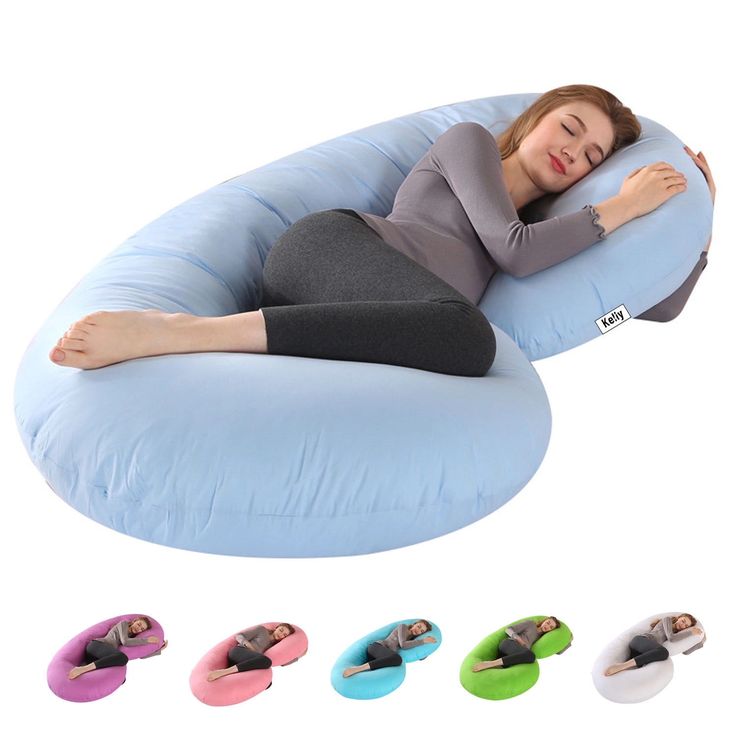 Cotton Pregnancy Pillows C-Shape Full Body