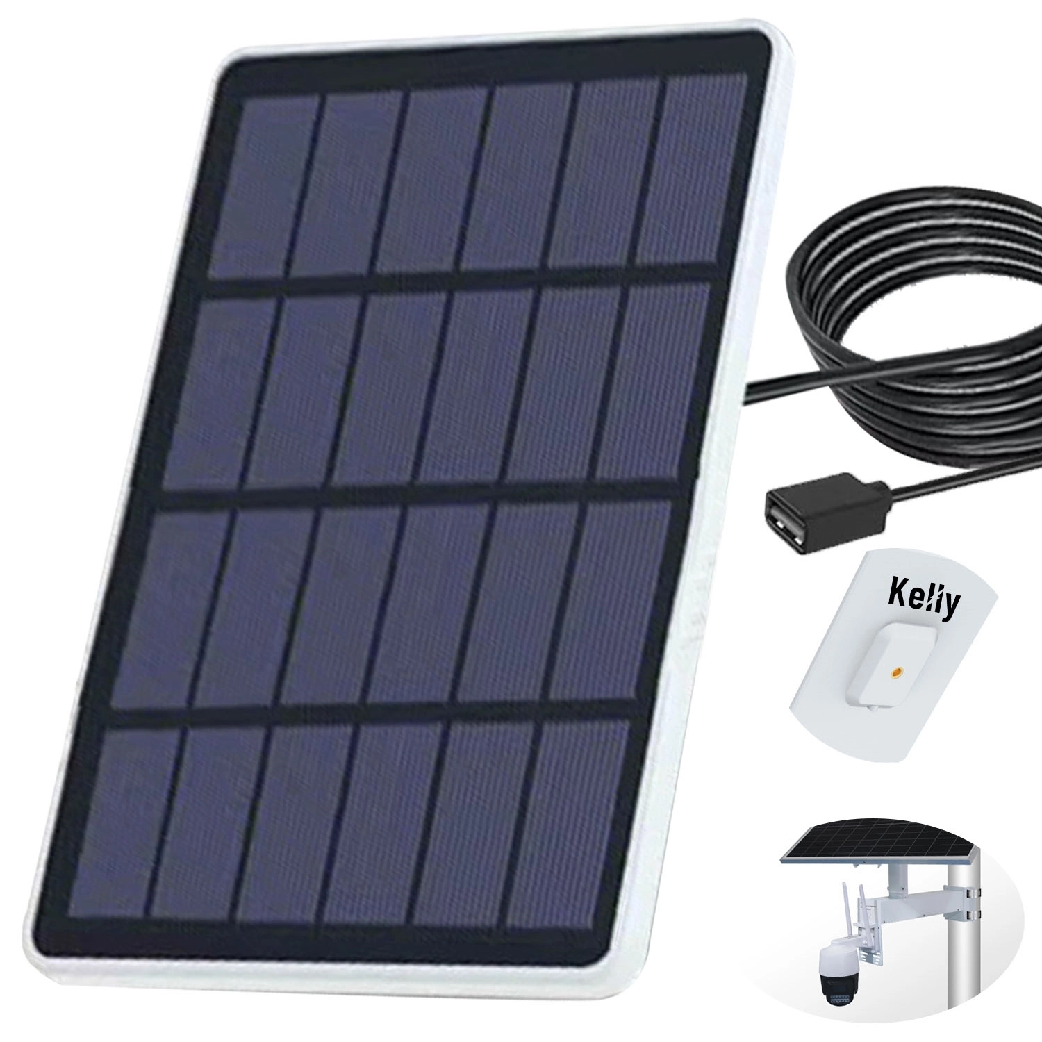 Mini Solar Panel Usb Charger 5V 3W Apcvd