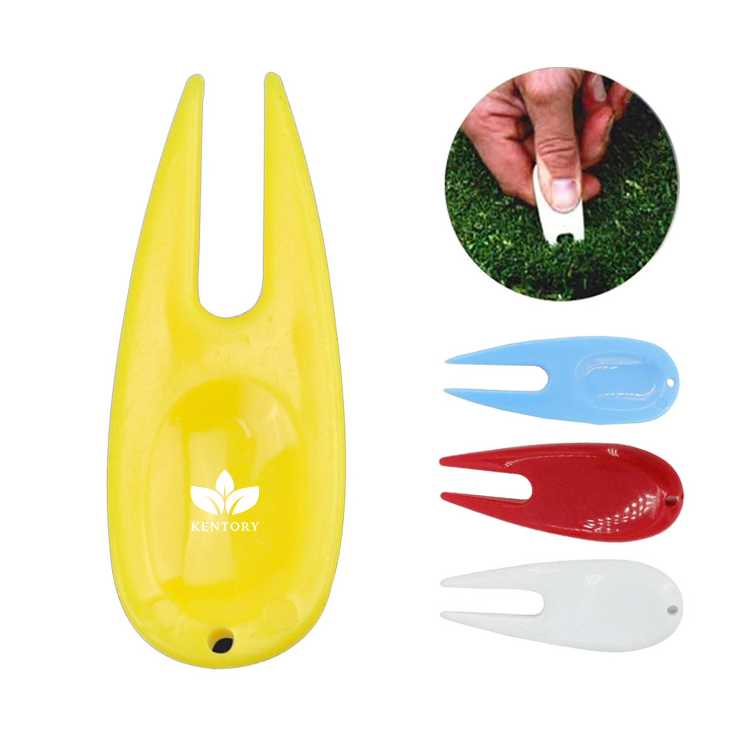 Golf Tees Plastic Divot Repair Tool