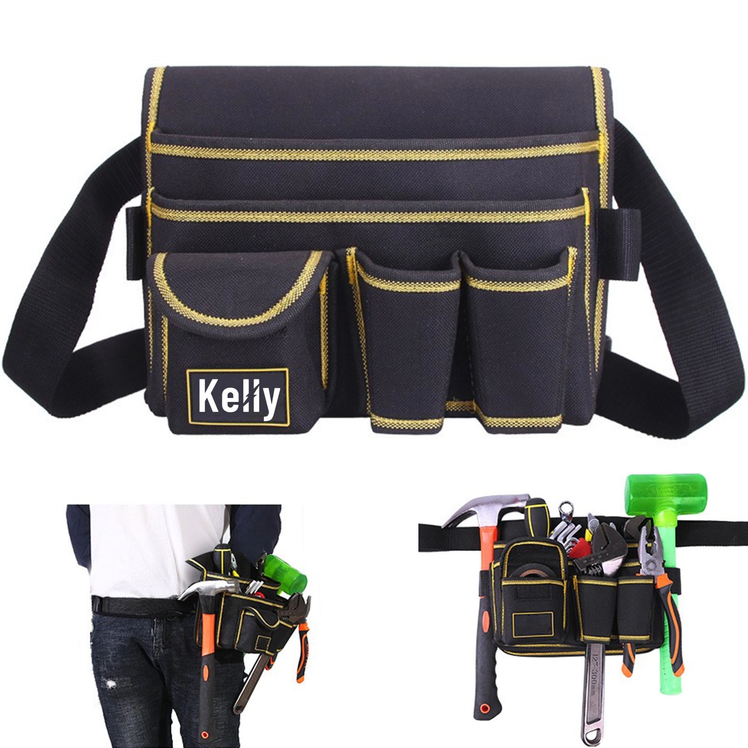 Canvas Tool Pouch Belt Small Pocket Bag