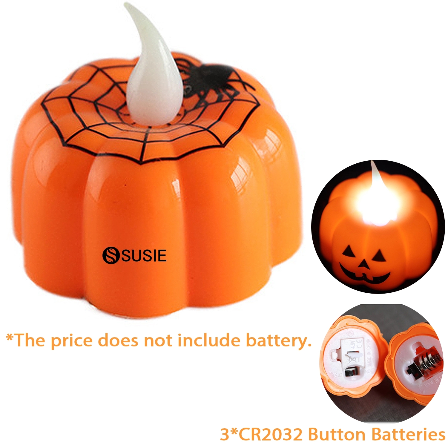 Halloween Pumpkin Tea Lights