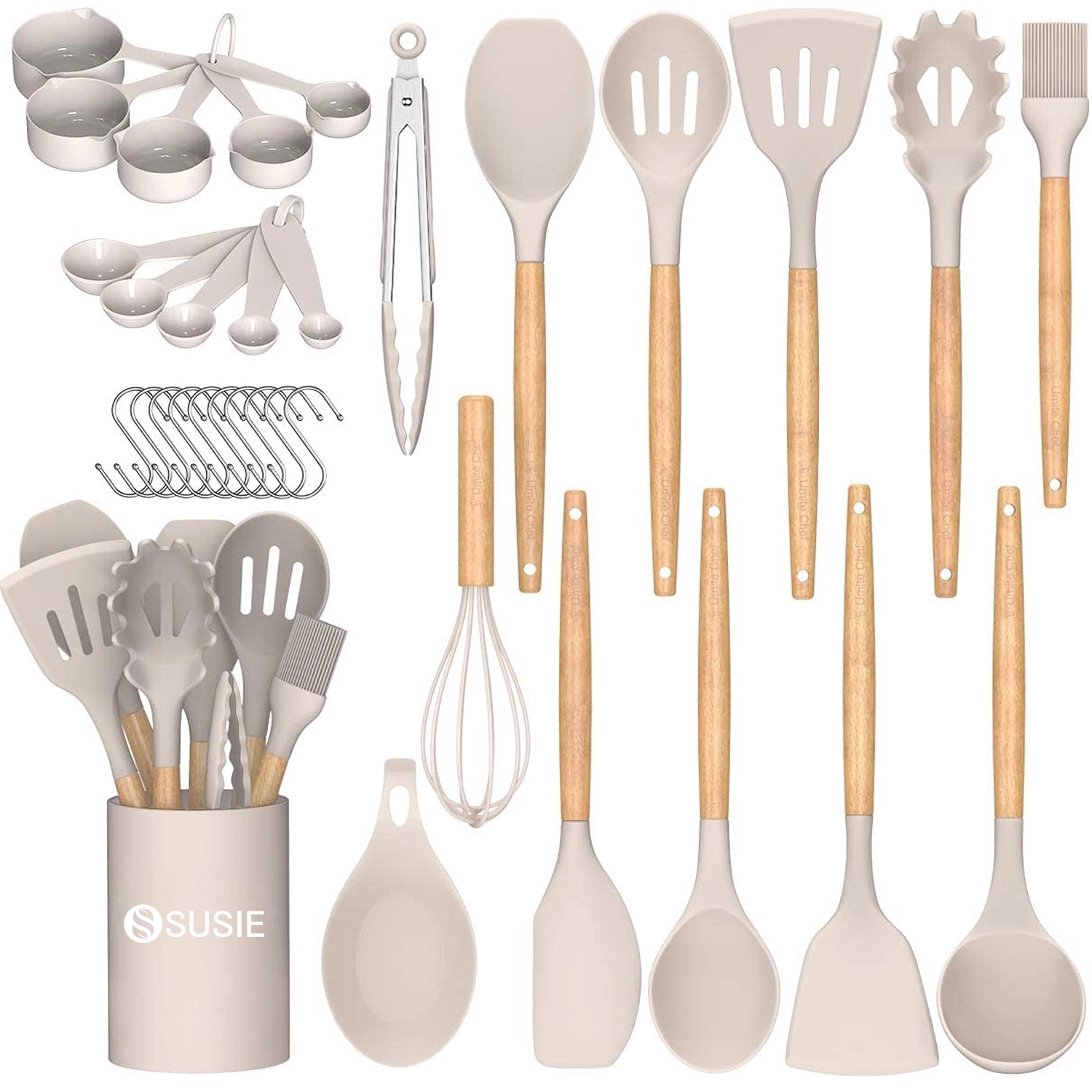 Silicone Cooking Utensils Set