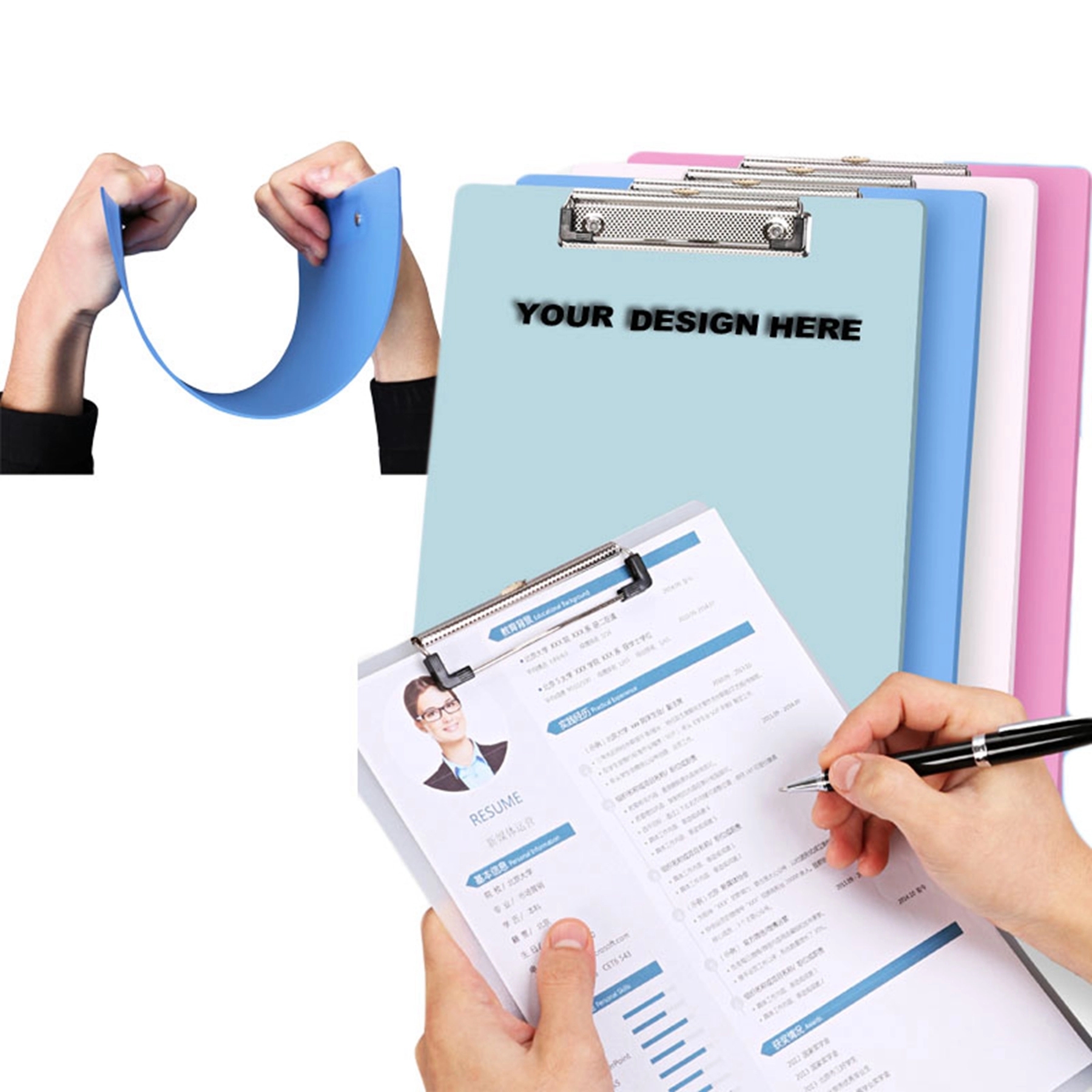 Hard Pp Transparent Clipboard