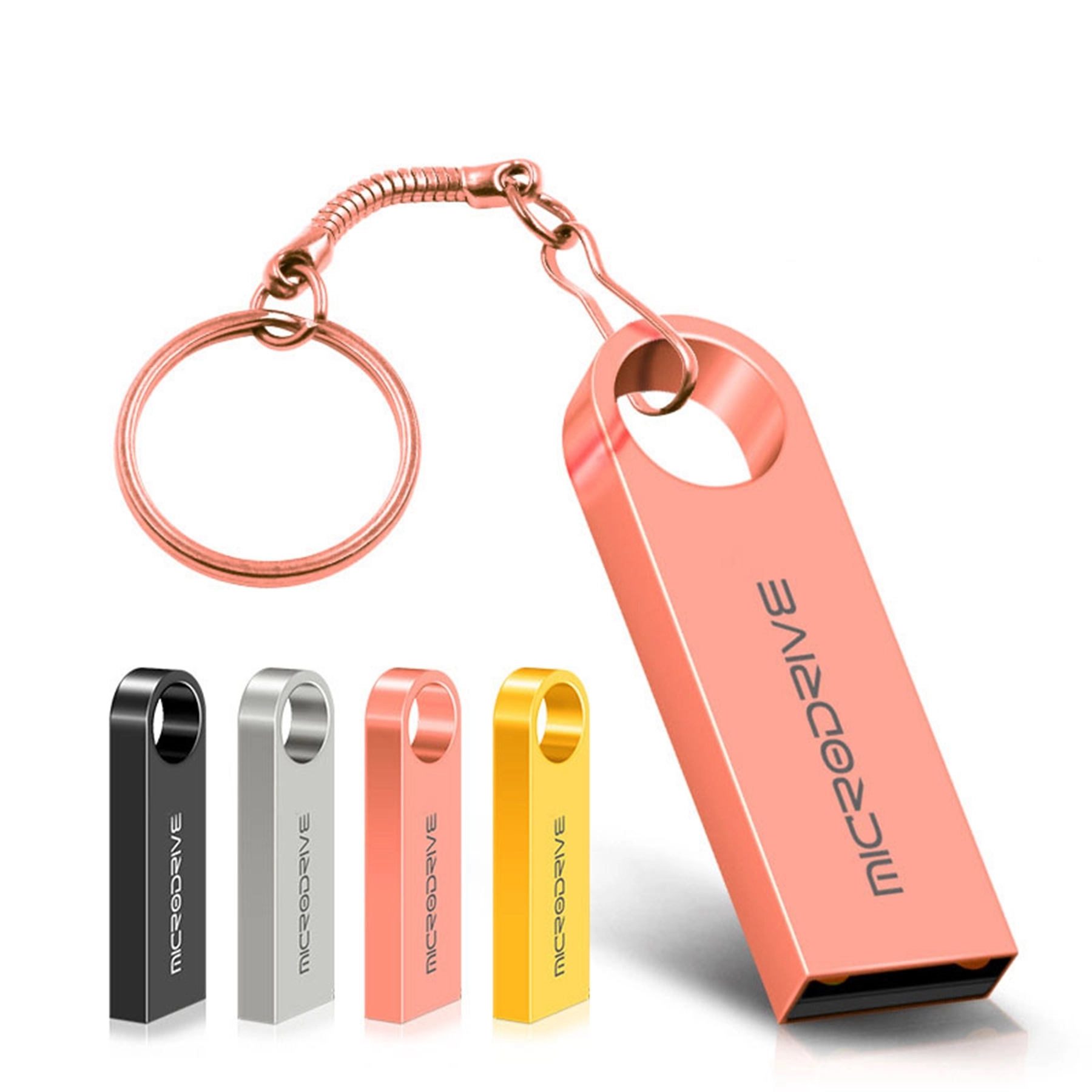 4G/8G/16G/32G/64G/128G Portable Key Ring Mini Flash Drive