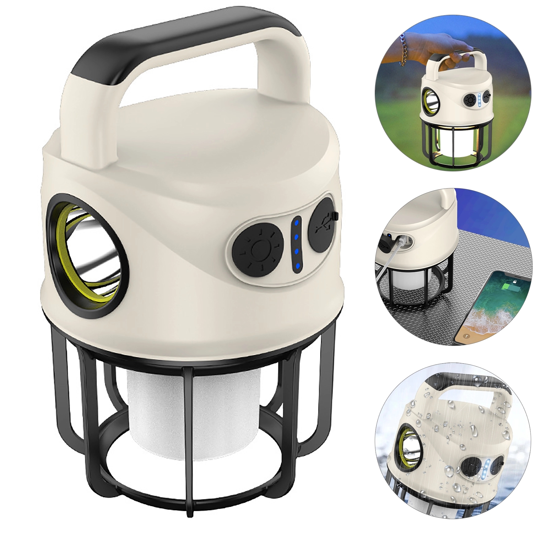 Led Camping Lantern Rechargeable & Portable Tent Light