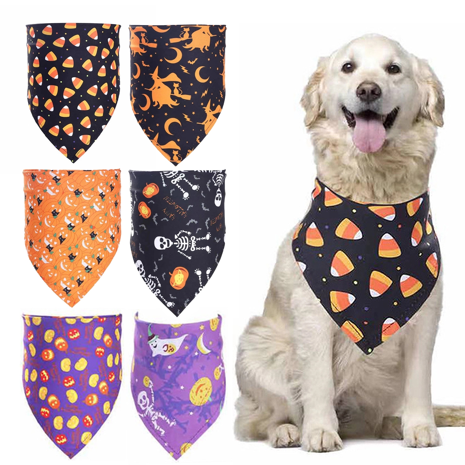 Halloween Pet Saliva Towel