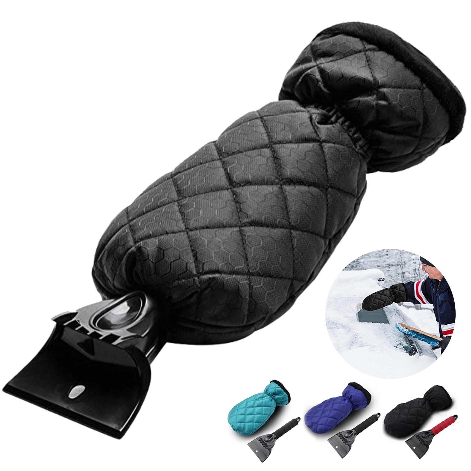 Car Windshield Ice Scraping Gloves