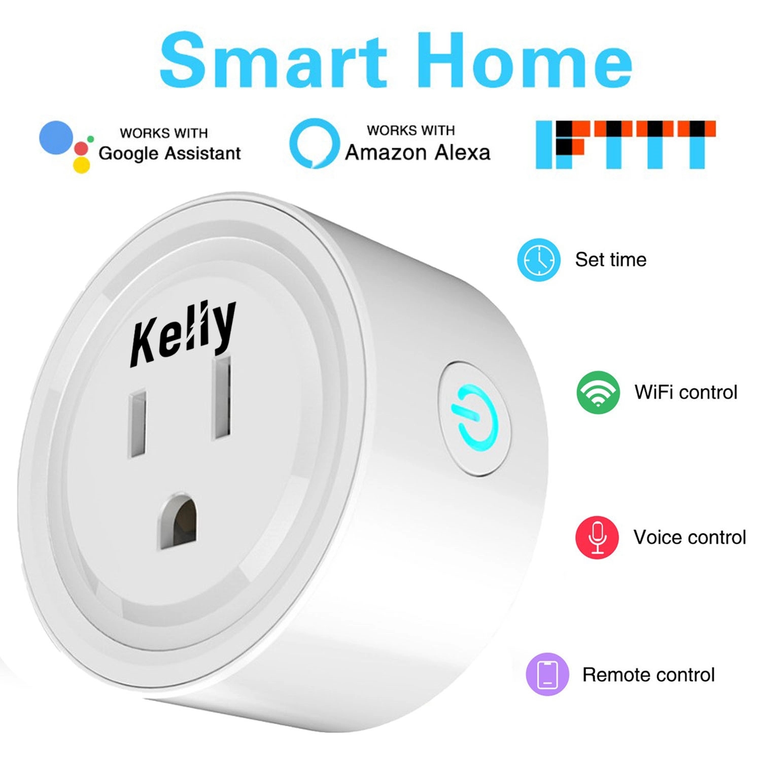 Smart Home Wi-Fi Outlet