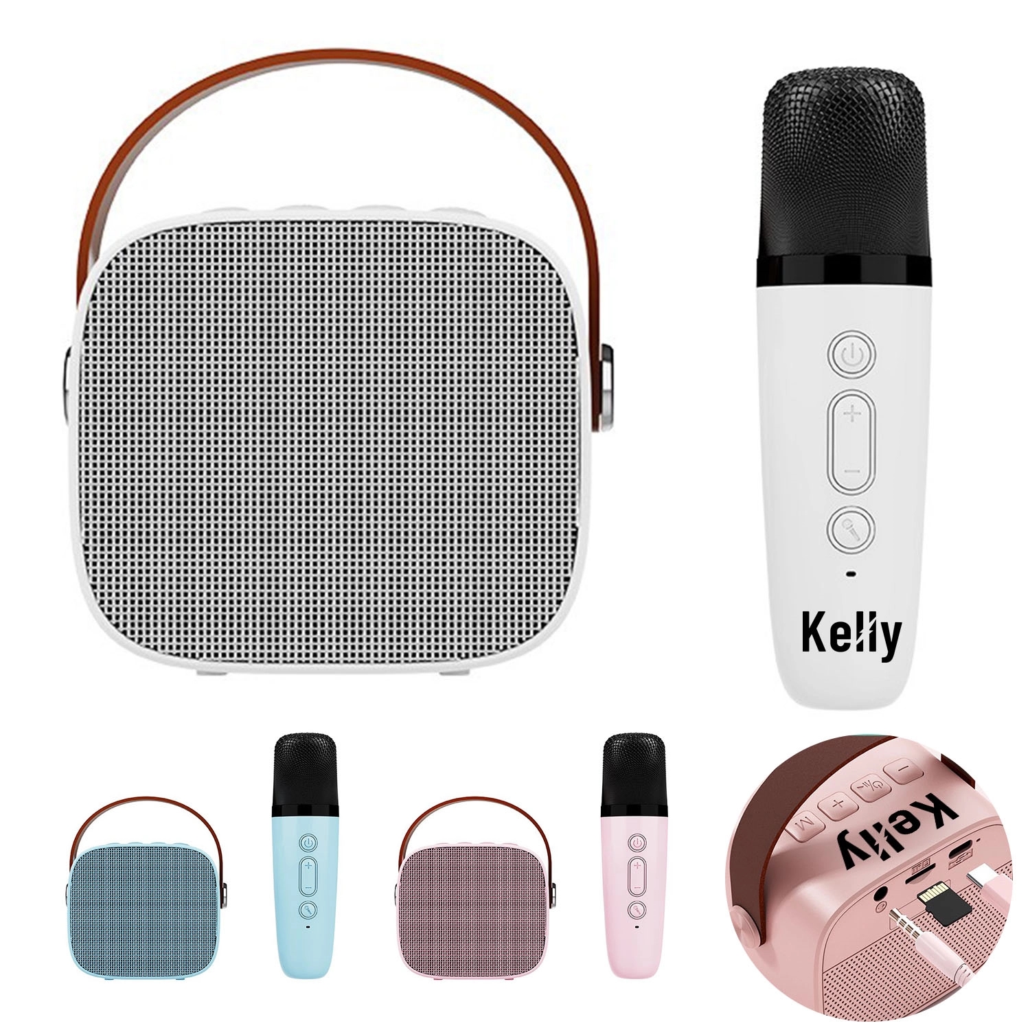 Bluetooth Karaoke Microphone Speaker Set